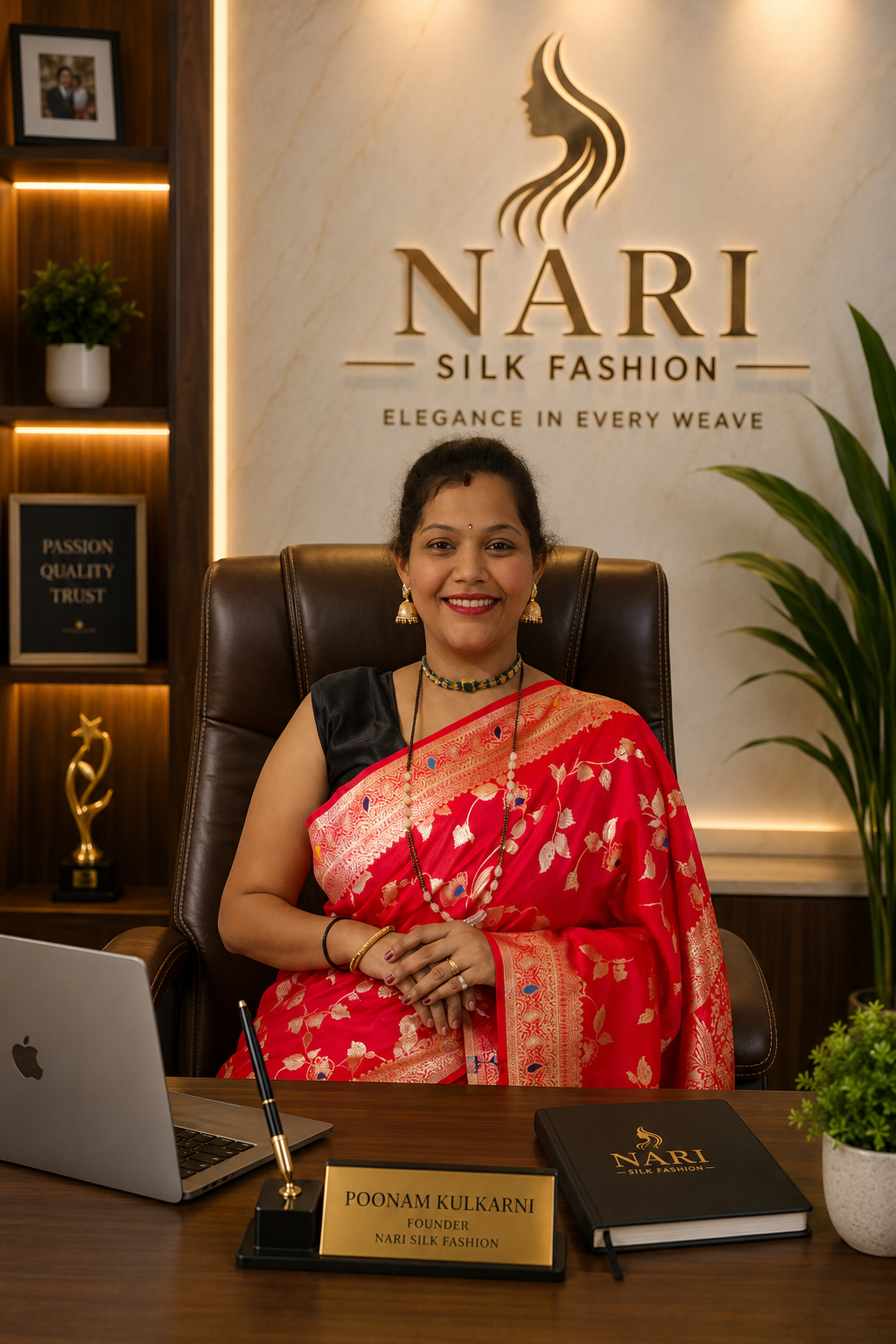 Poonam Kulkarni, Founder of Nari Silk Fashion